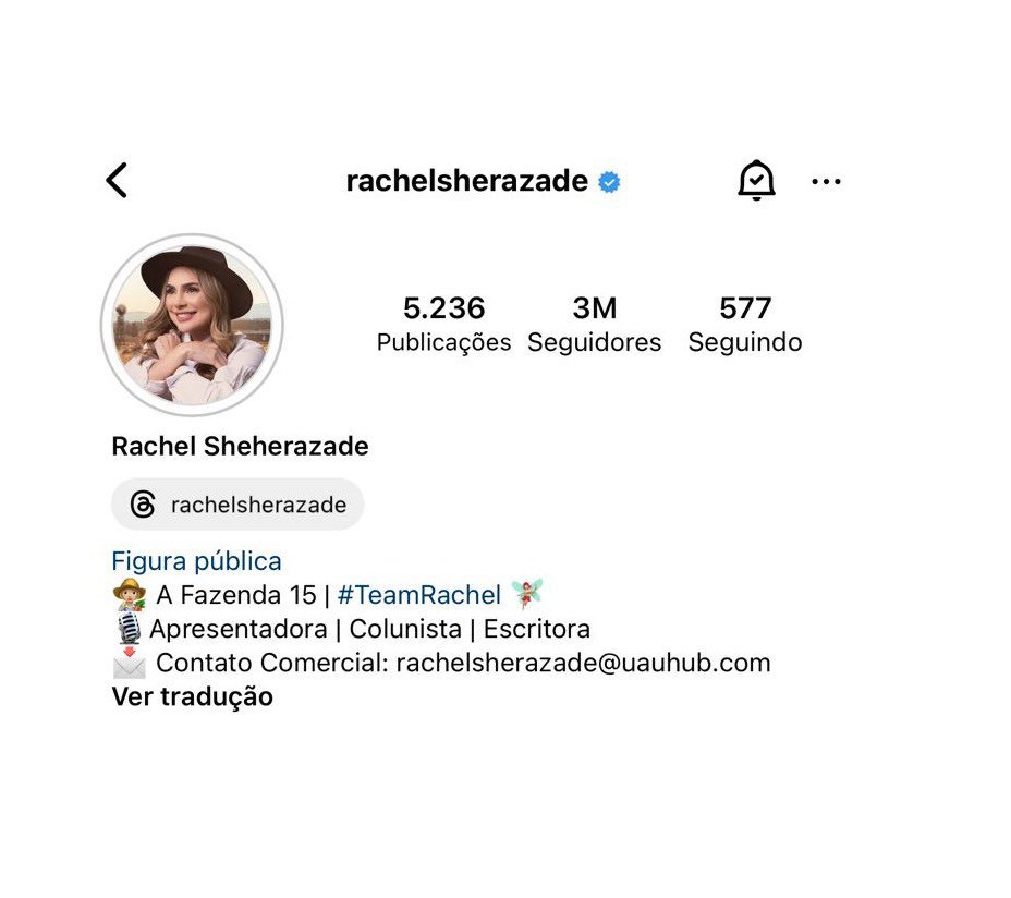 9snayp's tweet photo. Rachel foi a participante de #AFazenda que mais ganhou seguidores durante o programa. Ela teve uma participação nível BBB! https://t.co/5HTCKb9h7U