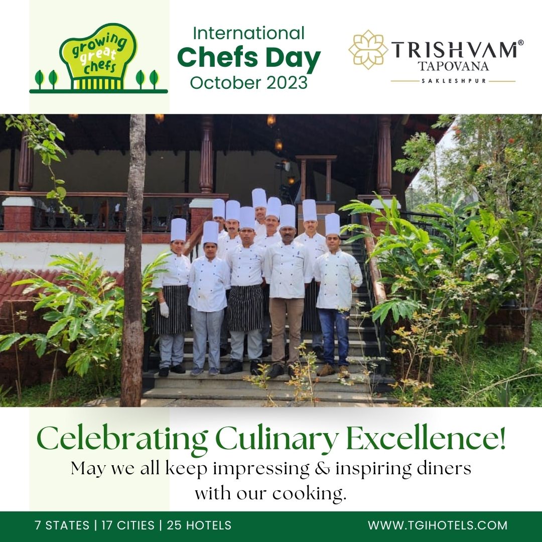 Happy International Chef's Day to all our fellow culinary artists! Let's continue to dazzle and inspire diners with our culinary creations. 
#TeamTGI #InternationalChefsDay #CulinaryArtistry #ImpressAndInspire  #GrowingGreatChefs #InspireFutureChefs