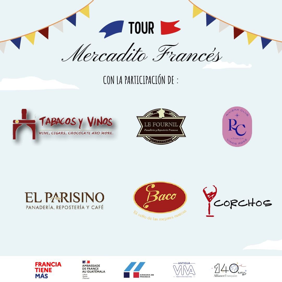 CCIFGT's tweet photo. El viernes 20 de octubre inicia el Tour Gastronómico francés en la Antigua Guatemala🇫🇷

Más información en nuestra página de IG y Facebook: @camaradefrancia https://t.co/gWfnOHo7b6