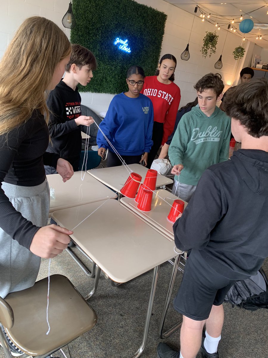 mrslbillings's tweet photo. Our Advisory team cup stacking challenge was 🔥 today!  Everyone was up, cheering, and competing. Thanks for keeping the fun coming, @CoffmanRAP! https://t.co/cRnTQWSrG5