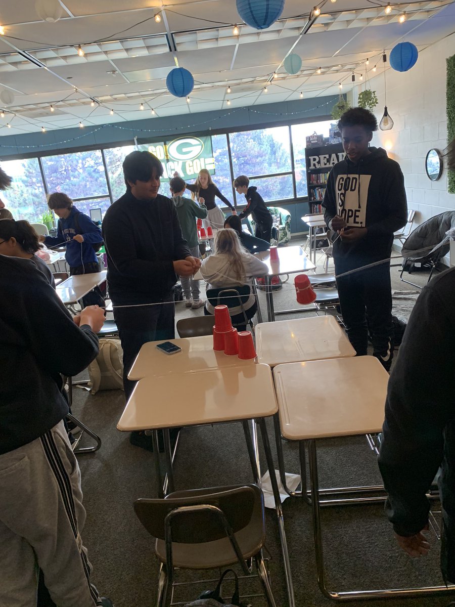 mrslbillings's tweet photo. Our Advisory team cup stacking challenge was 🔥 today!  Everyone was up, cheering, and competing. Thanks for keeping the fun coming, @CoffmanRAP! https://t.co/cRnTQWSrG5