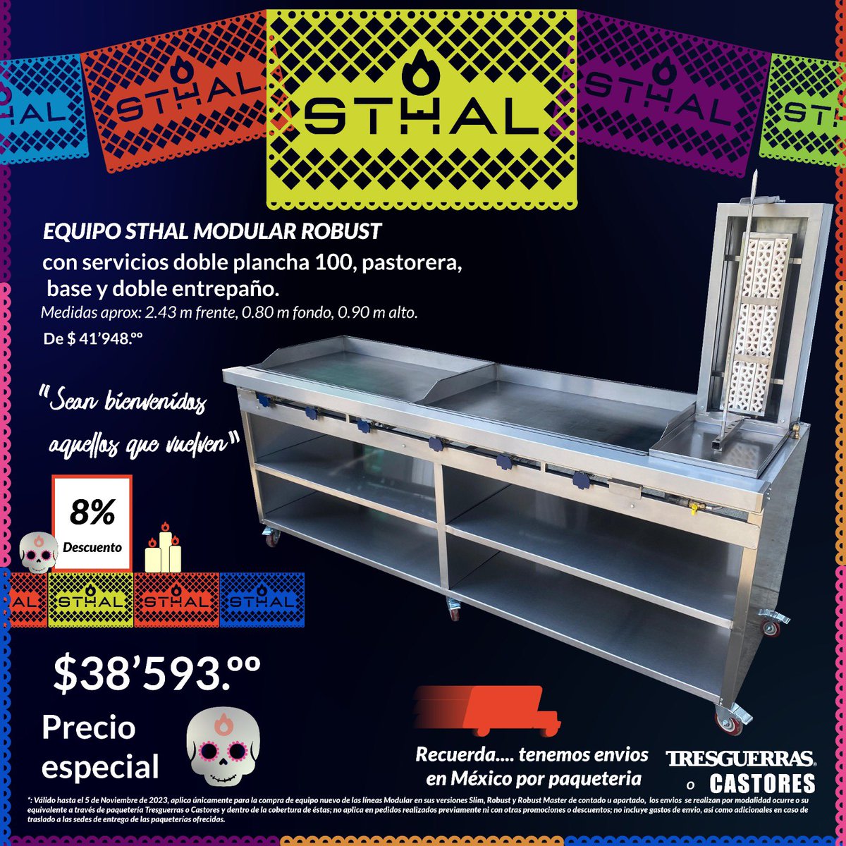mueblesthal's tweet photo. “¡Bienvenido/a a STHAL MOBILIARIO INOXIDABLE ! Descubre la calidad en muebles de acero inoxidable. Contáctanos en WhatsApp: https://t.co/ybpxeLxg4g y sigue nuestro contenido en TikTok: [https://t.co/b3M8POJusH.]. ¡Estamos aquí para ayudarte! 💫🛠️👍” https://t.co/IKWOde4KWc