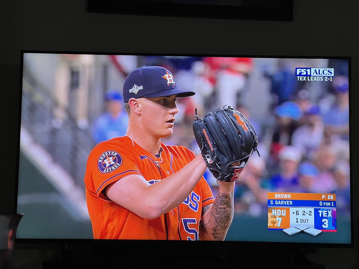 oscarmartinez's tweet photo. Hunter Brown mowing ’em down! #astros https://t.co/pVVUKejqiY
