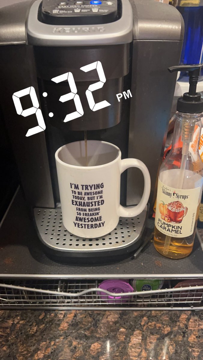 And tomorrow I’ll be exhausted because today’s to do list was too long and required coffee at 9pm.