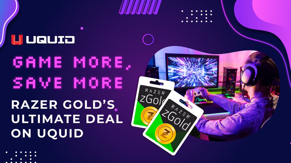 uquidcard's tweet photo. 🕹️ Ready to take your gaming to a whole new level? With #RazerGold Gift card, you can unlock a premium gaming experience. 

Buy the hottest games from over 33,000 offerings. And the cherry on top? Every purchase gets you #RazerSilver,  the most rewarding loyalty program. https://t.co/ySPnR1f65b