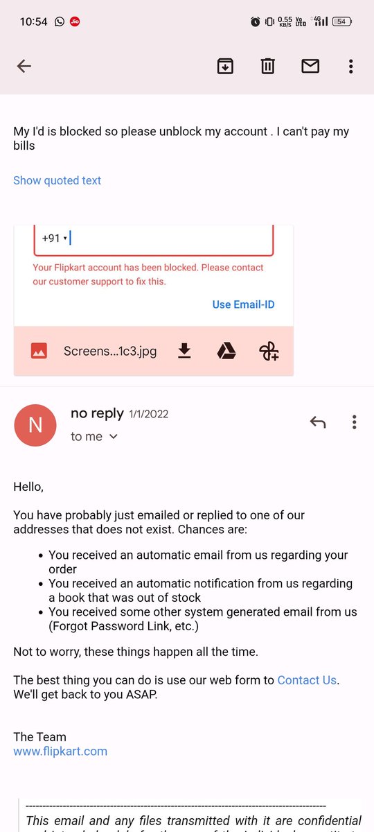 Rias23s's tweet photo. @flipkartsupport Tell me how you solve my problem are you blind.. you share this kind email and say your problem is solved. My problem has not solved from 3 years Or more. https://t.co/NqowYTa1W8