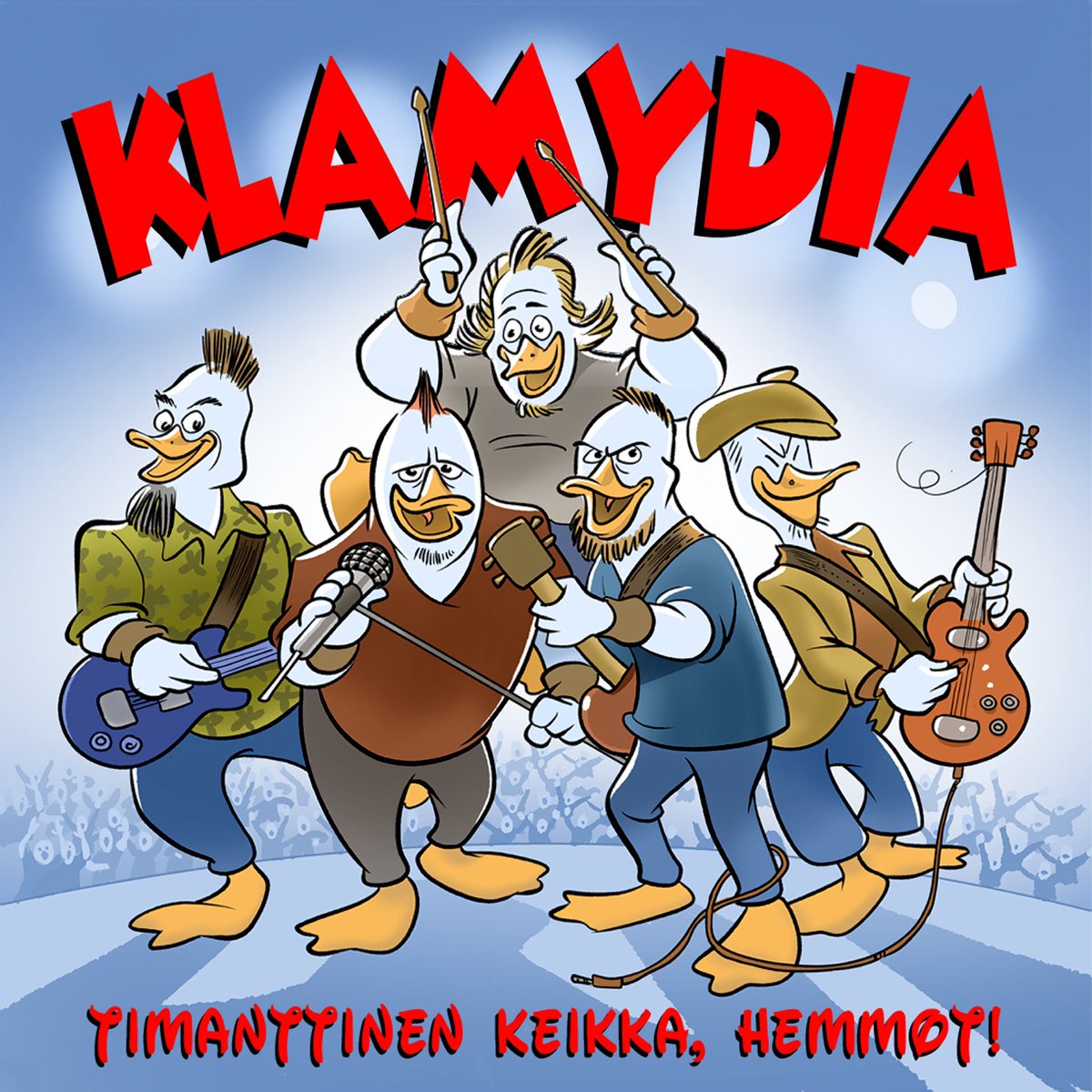 Klamydiaband's tweet photo. Klamydian uusi livealbumi ”Timanttinen keikka, hemmot!” 
nyt ulkona kaikissa suoratoistopalveluissa! 
https://t.co/JK0aGrLnmd https://t.co/WctbHjJlBr