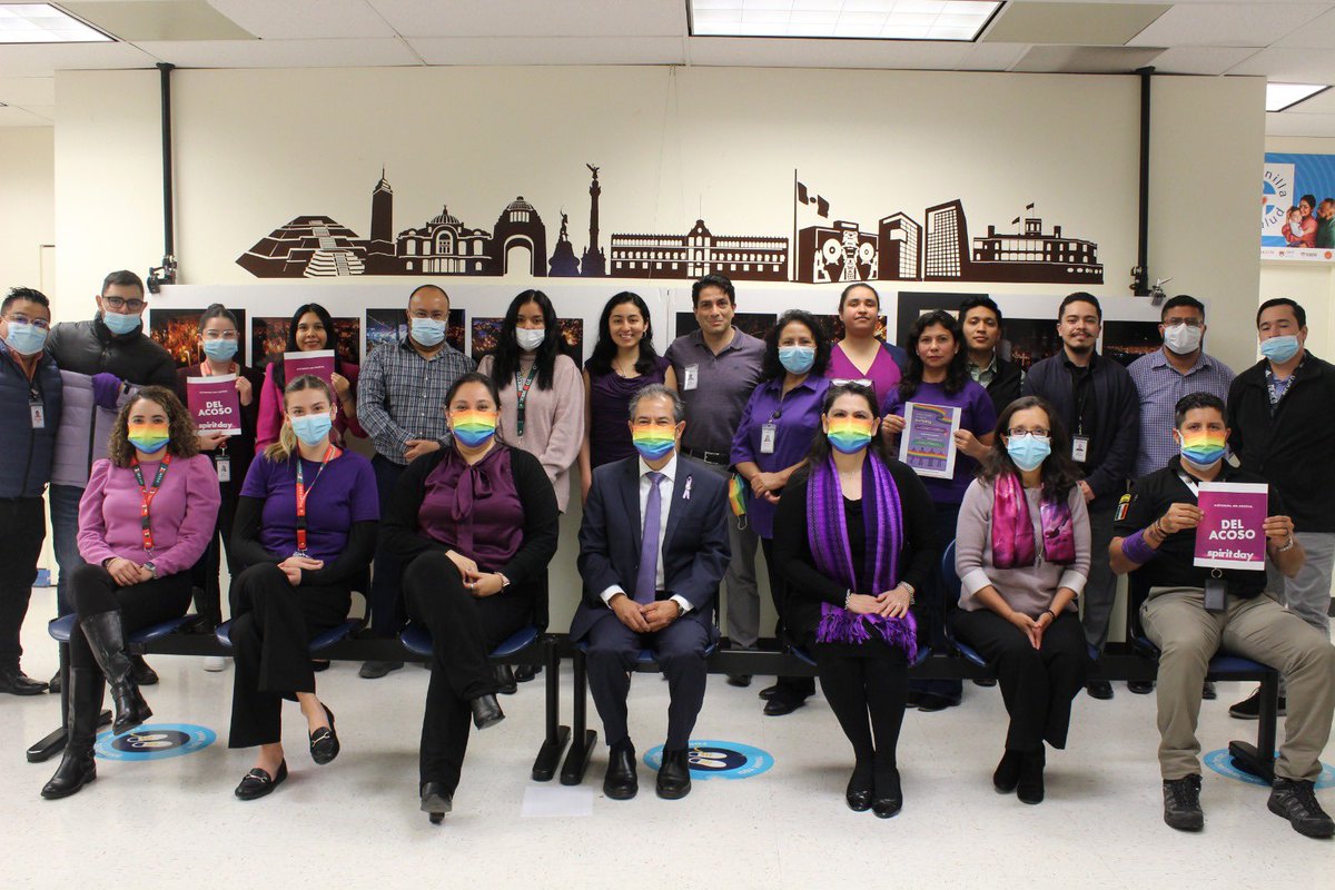 🏳️‍🌈 Recuerda que tu Consulado  es #ZonaSegura  Participa portando una prenda morada! #ProtecciónConsular <a href="/glaad/">GLAAD</a> <a href="/SRE_mx/">Relaciones Exteriores</a> #JuntosContraElBullying