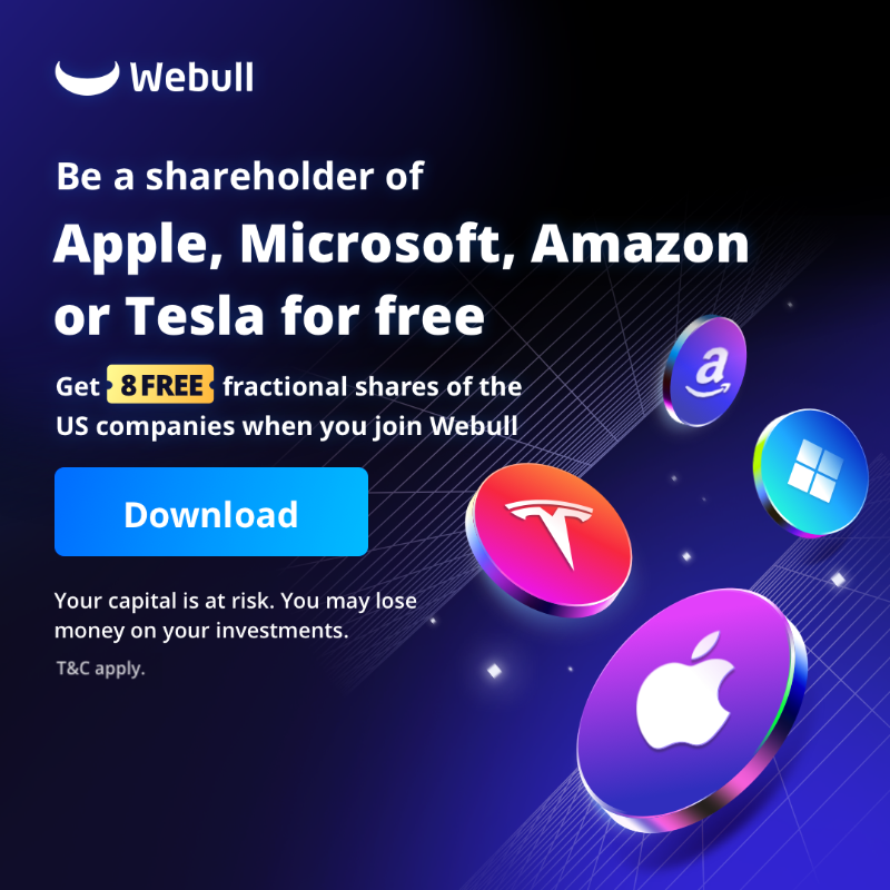 WebullUK's tweet photo. Webull is now available in the UK - get your free stocks by joining Webull. 📣

Your capital is at risk. You may lose money on your investments.