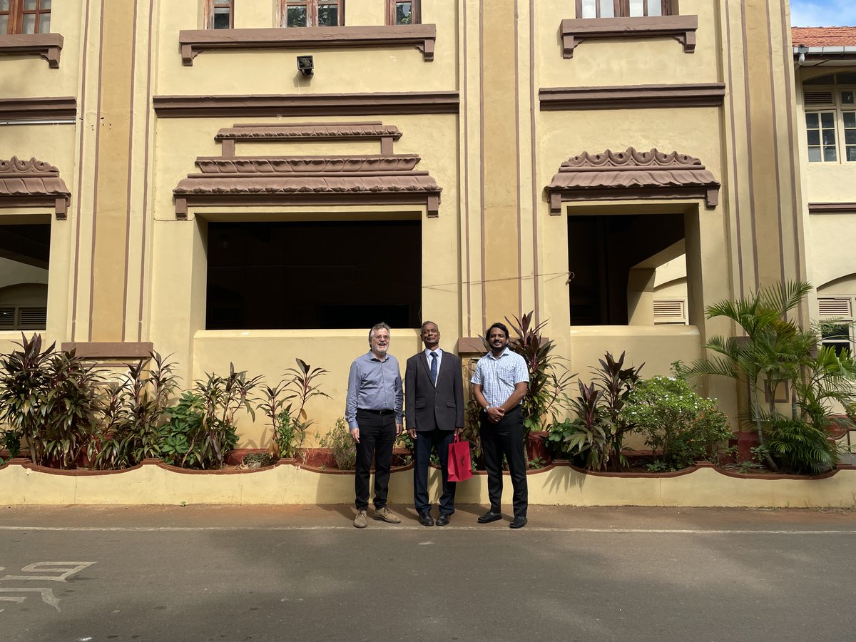 CanHCSriLanka's tweet photo. Such a pleasure recently to drop by @uojofficial and meet with Vice Chancellor Prof. Srisathkunarajah to discuss northern issues, the students, the university, its collaborations with Canadian institutions and its plans for the future. https://t.co/QZZkg8hfze