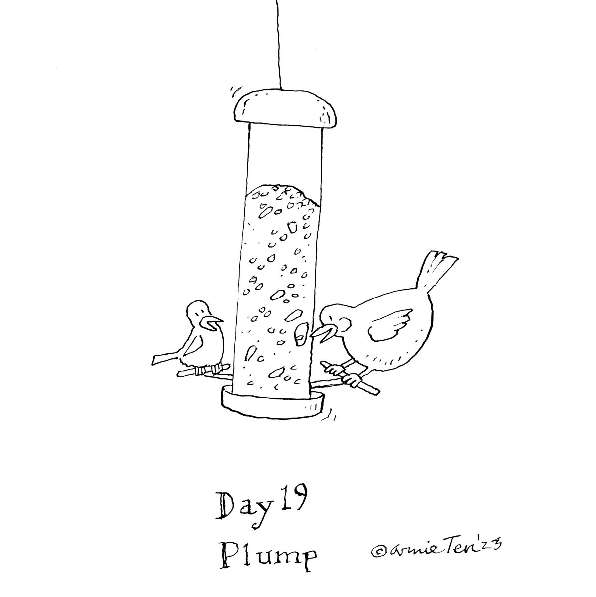 arnieten's tweet photo. #inktober #day19 #plump https://t.co/Pt0UOx5gmj