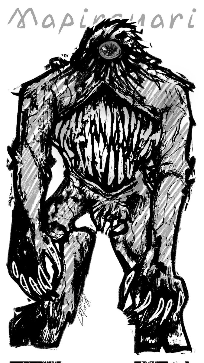 Fluffyy_Puppy's tweet photo. Dia 19 - Mapinguari ( Folclore Brasileiro )
°
Pq n ter um representante Acrean na lista, n é msm!?
#inktober2023 #Inktober #inktober2023day19 #inktoberday19 #folclore #Mapinguari https://t.co/sKtkEjwtCR