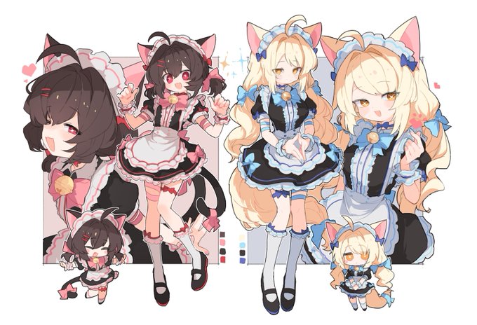 「tail bow twintails」 illustration images(Latest)