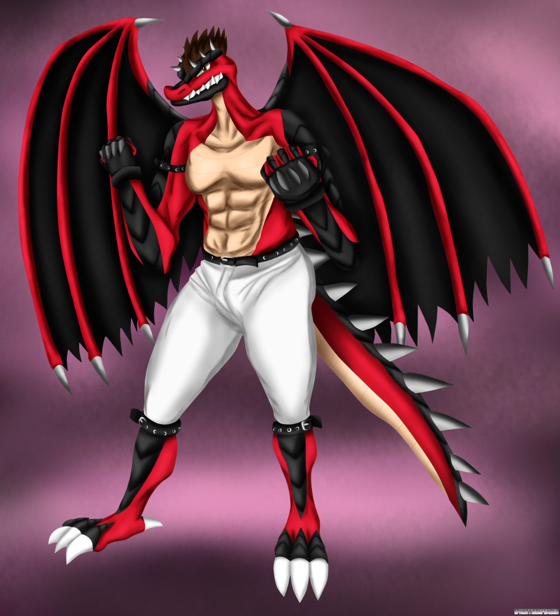 kurtis_defender's tweet photo. A drawing I did of my character Barage ! He is a very agressive dragon wrestler .
#barage #wrestlingfanart #drawing #art #dragon #anthro #anthroart #scaly https://t.co/Vqx0gzwi28