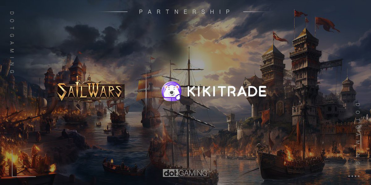 Kiki 🪐 (@kikiweb3hq) on Twitter photo Kikitrade is thrilled to announce our collaboration with <a href="/sailwars/">Sailwars Game 🏴☠️ | Public Beta Live⚔️</a> & <a href="/dotgamingstudio/">dot.GAMING</a> for an exclusive Gaming NFT Campaign!
Join us from October 20th to 25th to get your hands on these unique REWARDS!
Don't miss out on this amazing opportunity!
#NFT #Freemint #Gaming #Web3 Kikitrade is thrilled to announce our collaboration with <a href="/sailwars/">Sailwars Game 🏴☠️ | Public Beta Live⚔️</a> & <a href="/dotgamingstudio/">dot.GAMING</a> for an exclusive Gaming NFT Campaign!
Join us from October 20th to 25th to get your hands on these unique REWARDS!
Don't miss out on this amazing opportunity!
#NFT #Freemint #Gaming #Web3