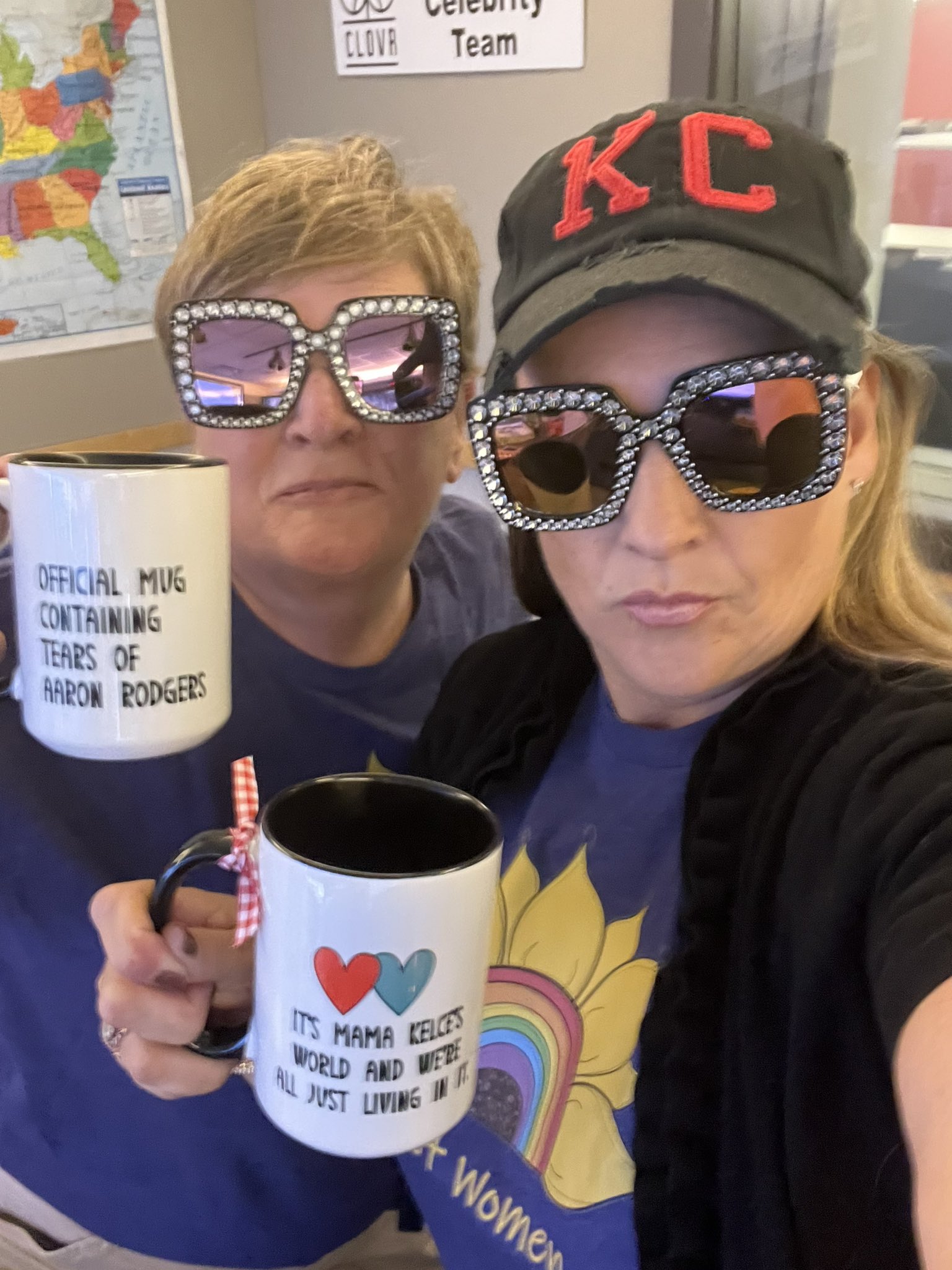 It's Mama Kelce's World And We're All Just Living In It Coffee Mug