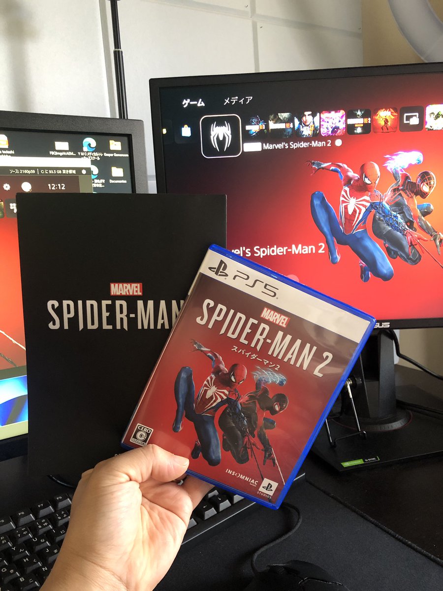 gaspagames15's tweet photo. スパイダーマン2！
特典のステッカーがかっちょよかった。 https://t.co/lWcyiJ0F59