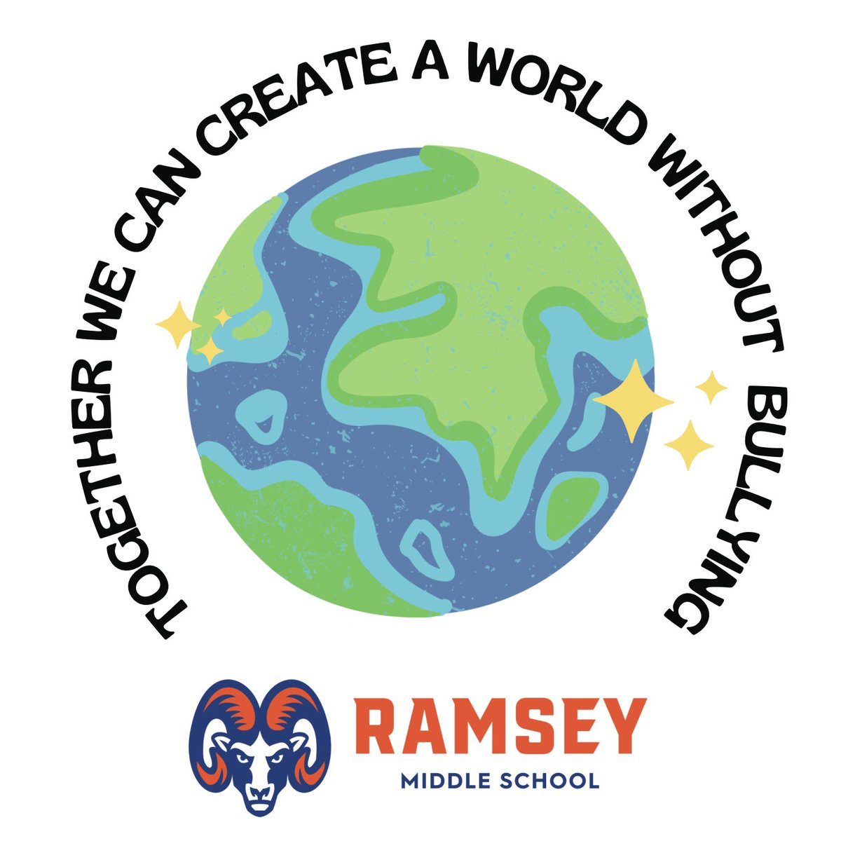 RamseySTEAM's tweet photo. #ServeToBeGreat
#BullyingPreventionMonth
#WeAreJCPS
#JCPSBullyingPrevention
#JCPSBullyBlockers
#UnityDay2023
@RamseyMS_JCPS @BullyingJcps https://t.co/oKdfTZgt12