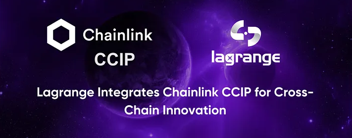 0xfilswan's tweet photo. We are thrilled to announce a  integration between Lagrange, the Web3 all-in-one decentralized computing platform, and Chainlink Cross-Chain Interoperability Protocol (CCIP). This integration represents a significant leap forward in the Web3 ecosystem. https://t.co/SrsJql1eiH