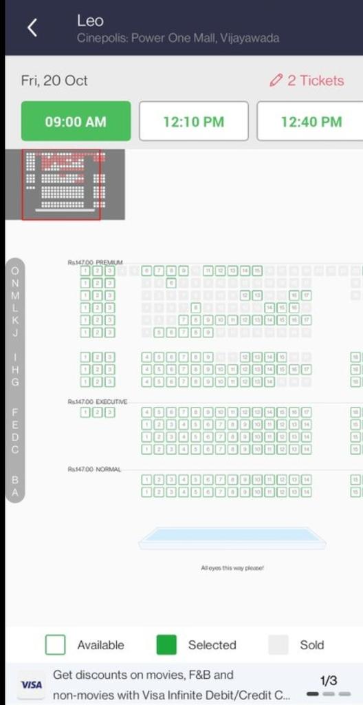 PandeyHoga's tweet photo. 2nd Leo Vijaywada AP 9am shows
#greenevolution
#Leoflop #LeoDisaster
#LeoDisaster https://t.co/68qs1CFOgE