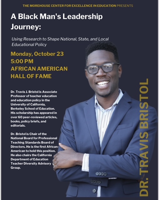 Travis J. Bristol (@travisjbristol) on Twitter photo Headed to <a href="/Morehouse/">Morehouse College</a> - The 'House - on Monday! Thank you for this invite <a href="/DrNinaLGilbert/">Dr. Nina L. Gilbert</a> Headed to <a href="/Morehouse/">Morehouse College</a> - The 'House - on Monday! Thank you for this invite <a href="/DrNinaLGilbert/">Dr. Nina L. Gilbert</a>