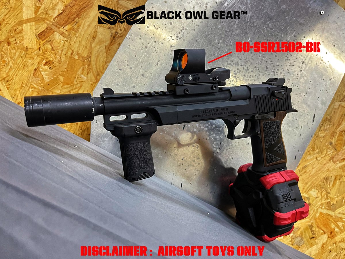 blackowlgear's tweet photo. DISCLAIMER: AIRSOFT TOYS SHOWN ONLY

BO-SSR1502   BK 4-RETICLE REFLEX SIGHT (LARGE) (BLACK)

https://t.co/Sxqr6YtTuV https://t.co/dK40CNuVwe