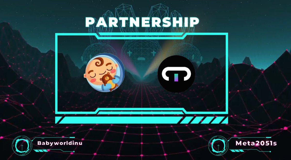 Meta2150s's tweet photo. 📣 PARTNERSHIP ANNOUNCEMENT

We are happy to partner with @babyworldinu, the ultimate #memecoin with utility.

Stay tuned for our upcoming #Giveaway! https://t.co/KY1jn0eVX1