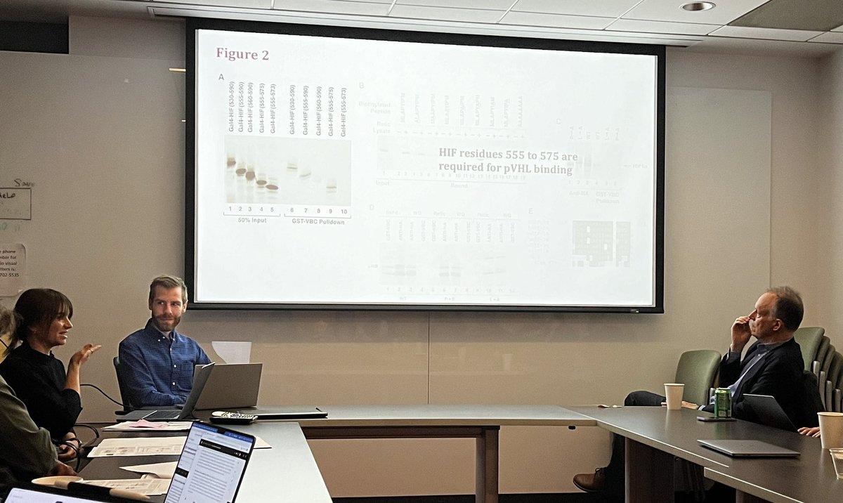 Yesterday @storldes and I had the pleasure to lead a journal club with the one and only Dr. Bill Kaelin @kaelin_lab! What a great lesson of rigorous science and wonderful stories. Thanks @UChicagoBSD & Dr. Seskind for making this possible!