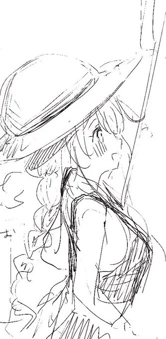 牧〇物語のエロ絵ばっか描いてる...(原稿やれ) 