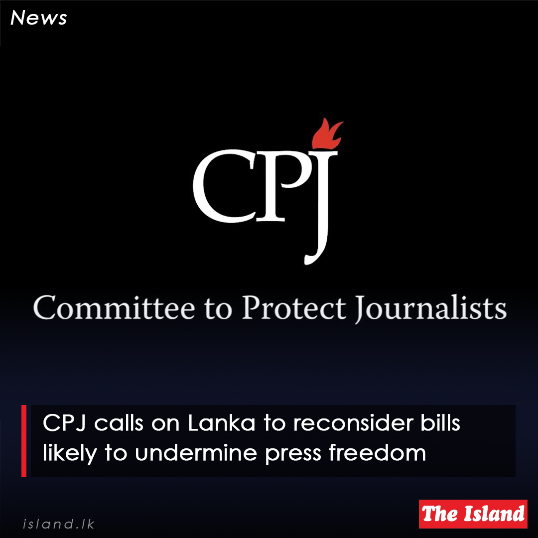 theisland_lk's tweet image. bitly.ws/XSgT

CPJ calls on Lanka to reconsider bills likely to undermine press freedom

#TheIsland #TheIslandnewspaper #committeetoprotectjournalists #OnlineSafetyBill #AntiTerrorismBill #internationalhumanrightsstandards