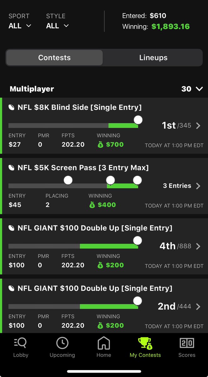 itz_Dylan's tweet image. NFL DFS 🚀🔥🚀🔥🚀🔥