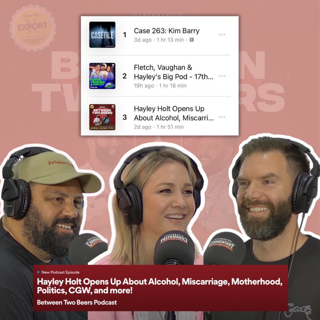 BeersBetween's tweet photo. Hayley Holt’s story has been connecting with people across the motu…

We’ve been overwhelmed with feedback about the episode - thanks again for sharing your story @theHoltBolt.

If you haven’t already, tune in and see what the fuss is about. 😉 https://t.co/6rYk9ouuRp