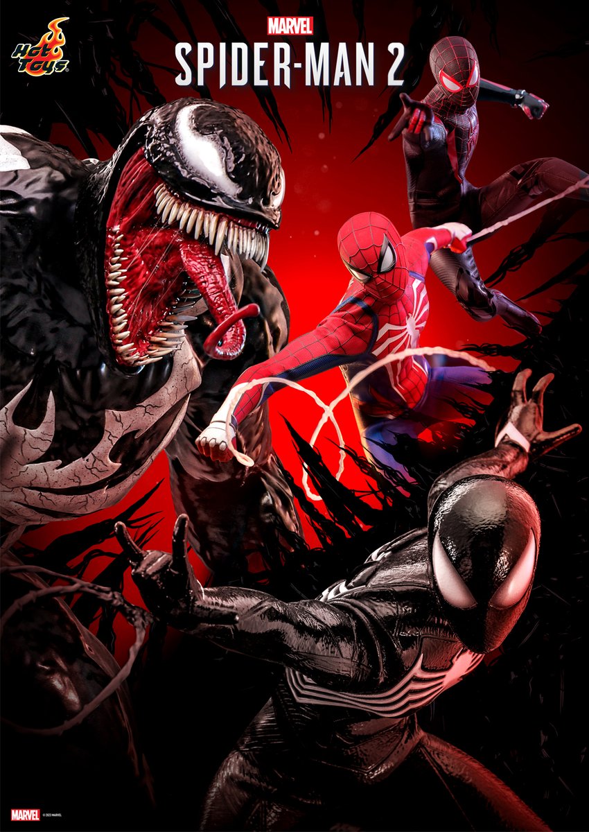 hottoysofficial's tweet photo. Today is the day! Embark on this new journey in Marvel’s Spider-Man 2 with the game-inspired collectible figures that transcending the boundaries of imagination. #HotToysCollectibles #SixthScale
#BeGreaterTogether #SpiderMan2PS5 https://t.co/vbvXZvFHJ8