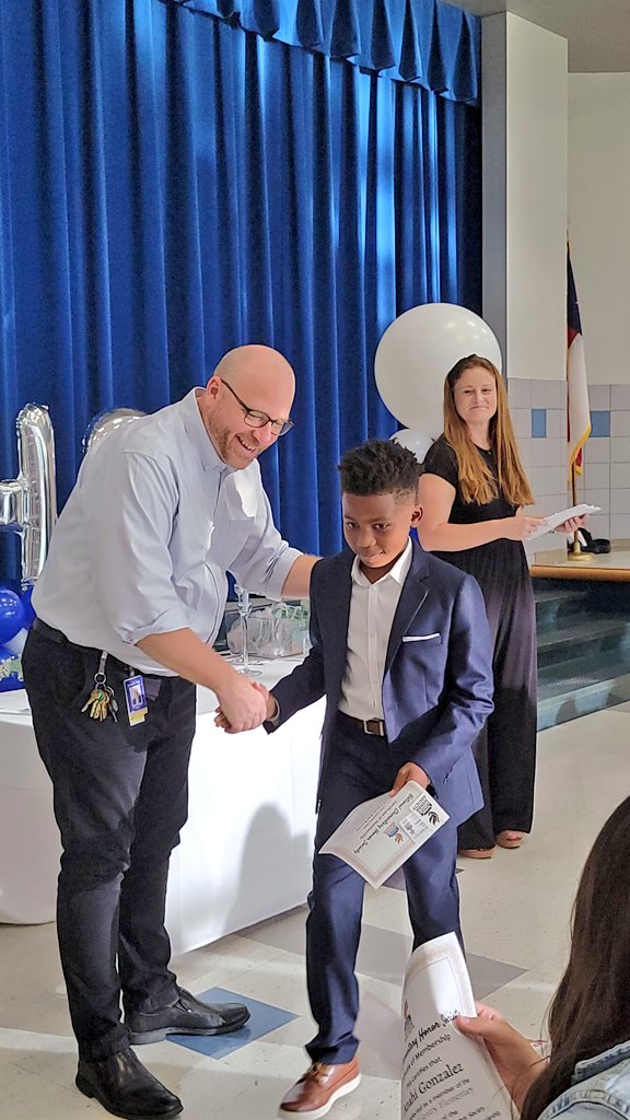 LLJackson08's tweet photo. Congratulations to our scholar on being inducted into the National Elementary Honor Society this evening!  We're so proud of all of his academic &amp; personal accomplishments. https://t.co/vrWoV5M0ki