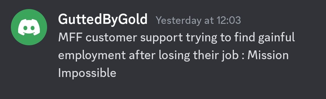 It's a sad one dawg 😞