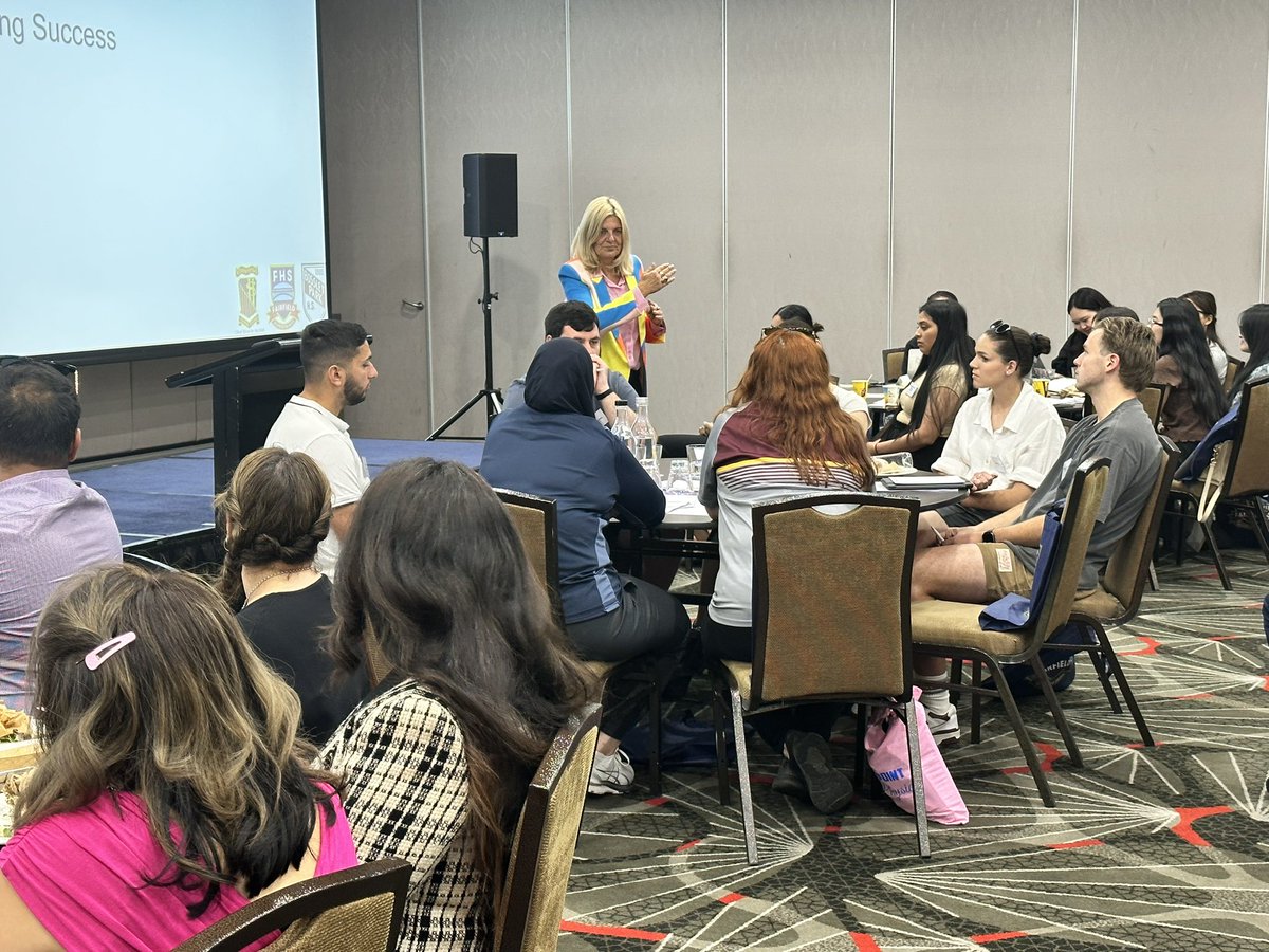 TESOLoz's tweet photo. .@LilaMularczyk a great msg: ‘You are never alone. You are always going to be part of a network.’ Now let’s talk about our legacy. Our impact… if one of your Ss was to say a nice thing about uou, what would it be? ‘over to our Secondary Early Career Ts! #SECT23 #aussieEd https://t.co/j2TOC2Co0E