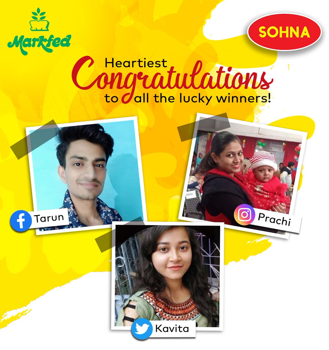 SOHNA_Markfed's tweet photo. #SOHNA #SOHNAMarkfed #Punjab #ContestWinner #AnnouncementTime #AndTheWinnerIs #ExcitingNews #WinnerRevealed #LuckyWinner #Congratulations #PrizeTime #StayTuned #MoreToCome #ContestResults #ContestSuccess https://t.co/mwt6S5yDnY