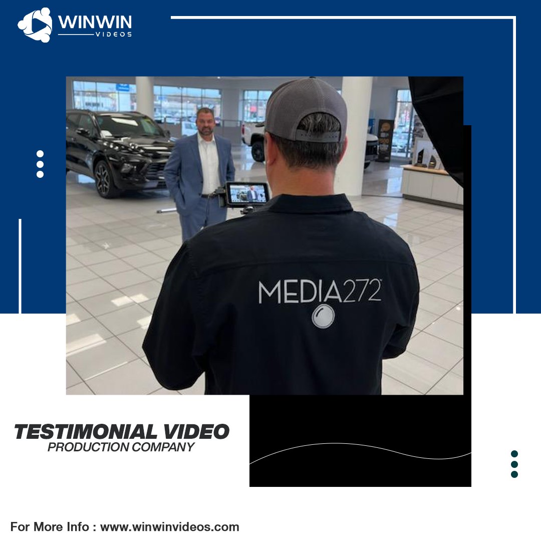 WinWinVideos's tweet image. In 60 days #WinWinVideos delivers exceptional visuals and engaging #testimonials.  We are the only testimonial video #productioncompany that visits your #customers to #produce a video for them in #exchange for them sharing the success they’ve had with you.
bit.ly/3E9nT1w