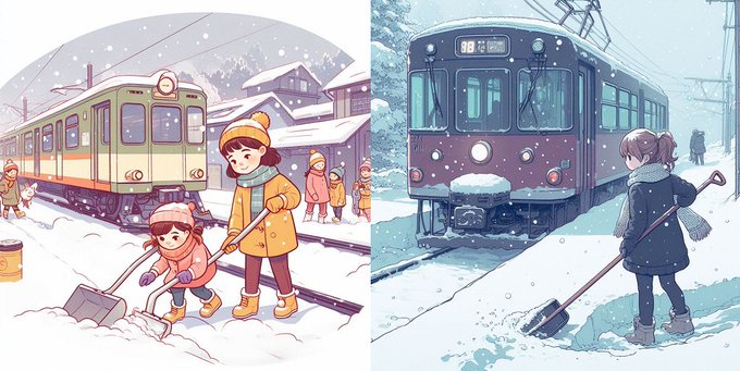 「brown hair train」 illustration images(Latest)