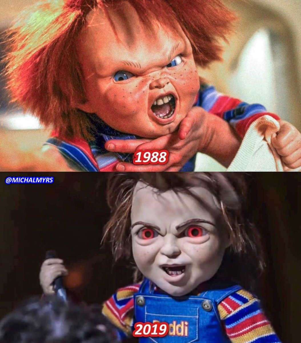 Which version of #CHUCKY do you prefer more, and why?

#GoodGuyDoll #BuddiDoll #ChildsPlay