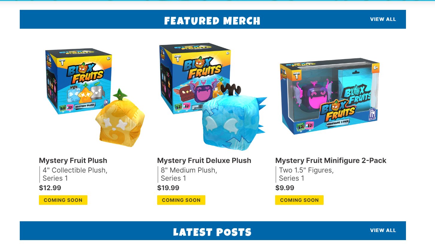 MERCH Featured – Blox Fruits