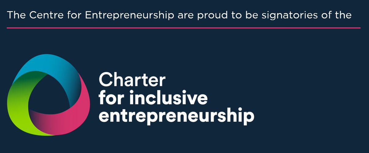 The Centre for Entrepreneurship are now proud to be part of the Charter for Inclusive Entrepreneurship🤩 Read more about The Charter here: nottingham.ac.uk/business/who-w…