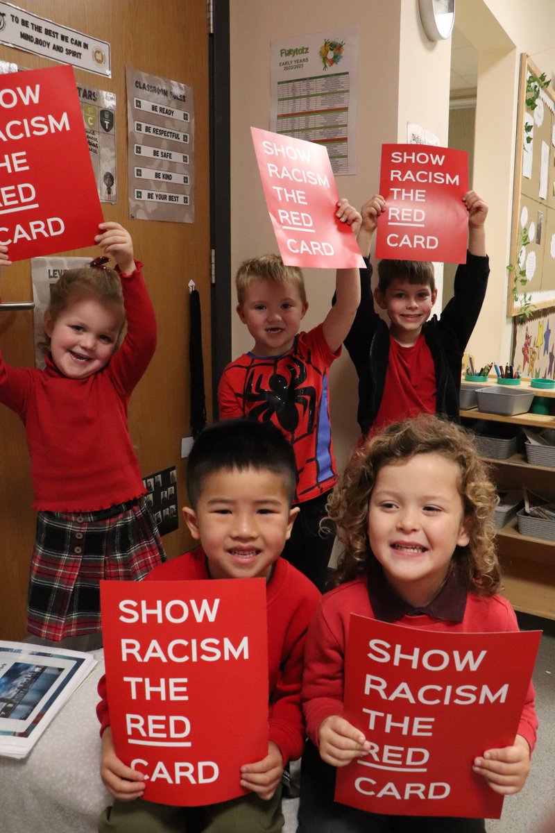 We are wearing RED to #ShowRacismtheRedCard🟥 Together, let's raise awareness and promote tolerance, unity, and love. It's time to kick racism out of the game, out of our lives, and out of our hearts! 💪❤️#WearRed #WRD23