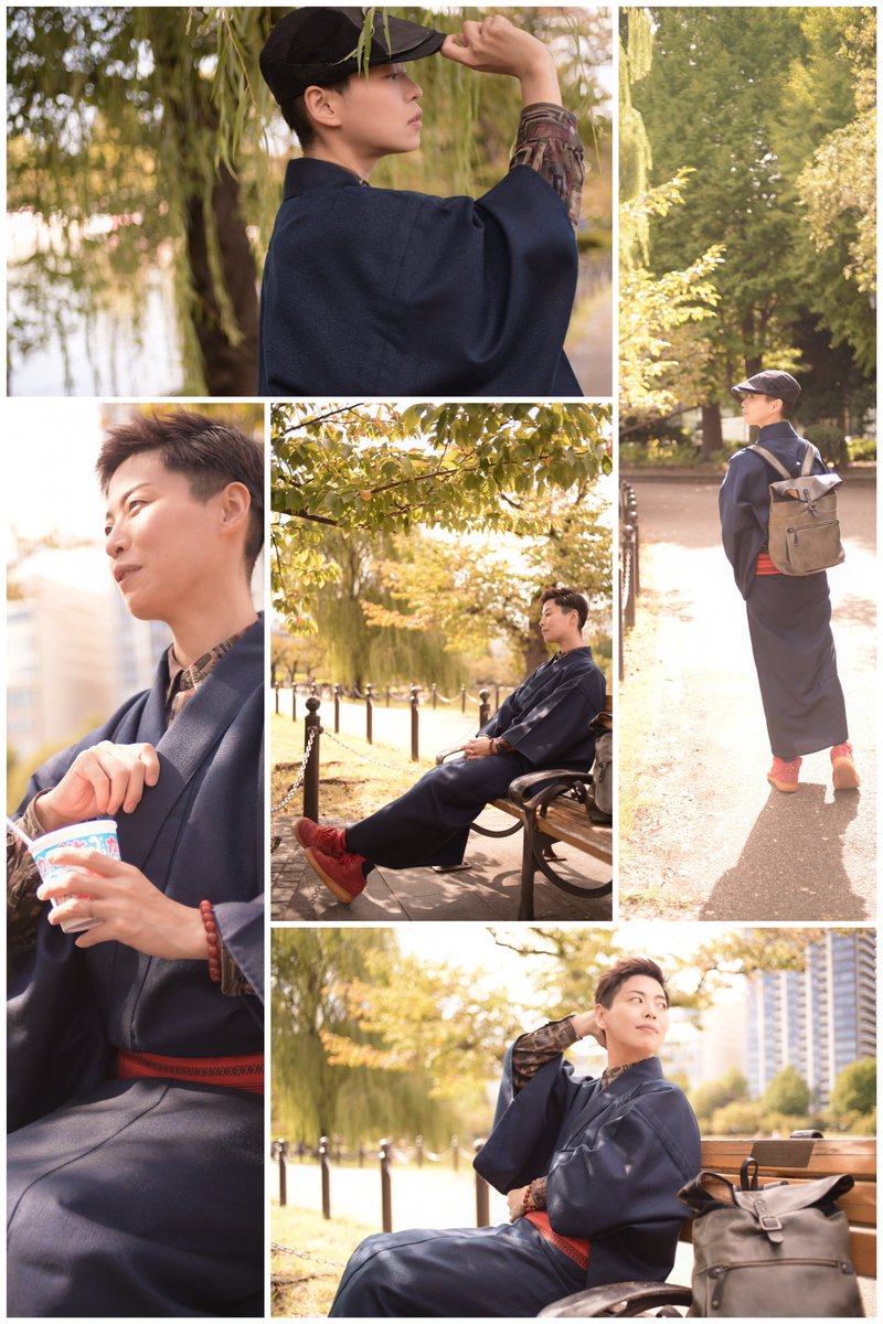 #ポートレート #今日の群青pic お互いにママ同士で、お子さんのお迎えもあるので2時間きっかりの撮影でした。ありがたい🙏✨ 2時間でこれだけ沢山の色を引き出せるの凄いなぁ。 撮影:うえぴさん @Nawoki_K