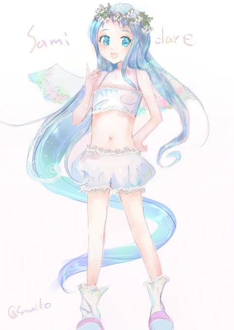 #艦これ  #五月雨  この前のワンドロで間に合わなかった五月雨ちゃん。 
