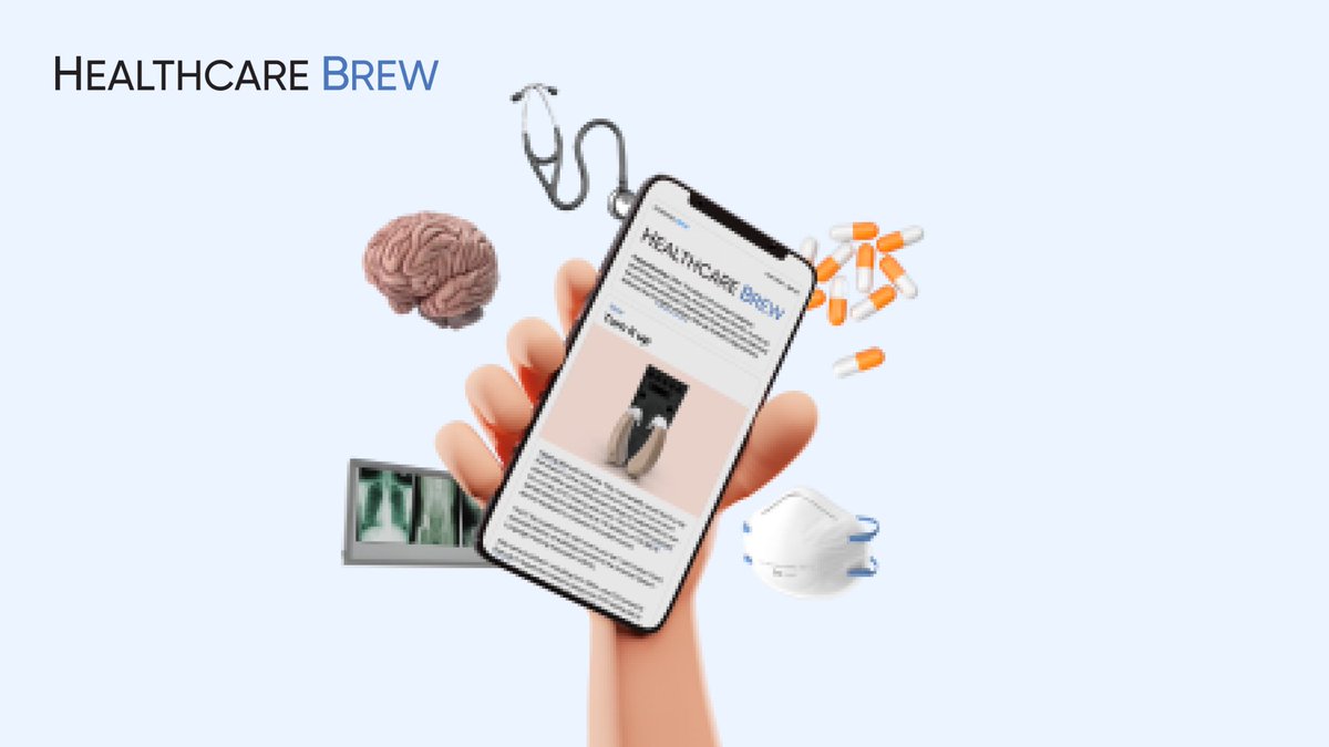Subscribe to Healthcare Brew for the top news across the healthcare industry, no added BS. Get the quick, essential updates you need to stay on top of your professional game, all in one free newsletter

Sign up here: trib.al/UHipDpO