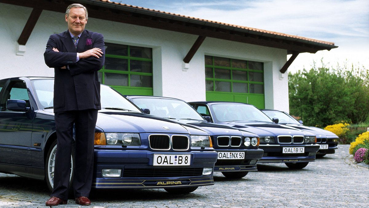 BBC_TopGear's tweet photo. Alpina founder Burkard Bovensiepen has died aged 87. The man whose company made the coolest BMWs has passed away. What a legacy → https://t.co/NAMhZ2RK8C https://t.co/D7eaExxC3C