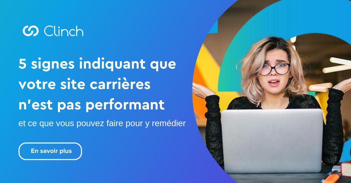 Explorez notre article pour découvrir les 5 signes clés qui vous aideront à révolutionner votre site carrières et attirer les meilleurs talents. Ne passez pas à côté de ces astuces incontournables ! 👉 bit.ly/3Q66Frk 💼