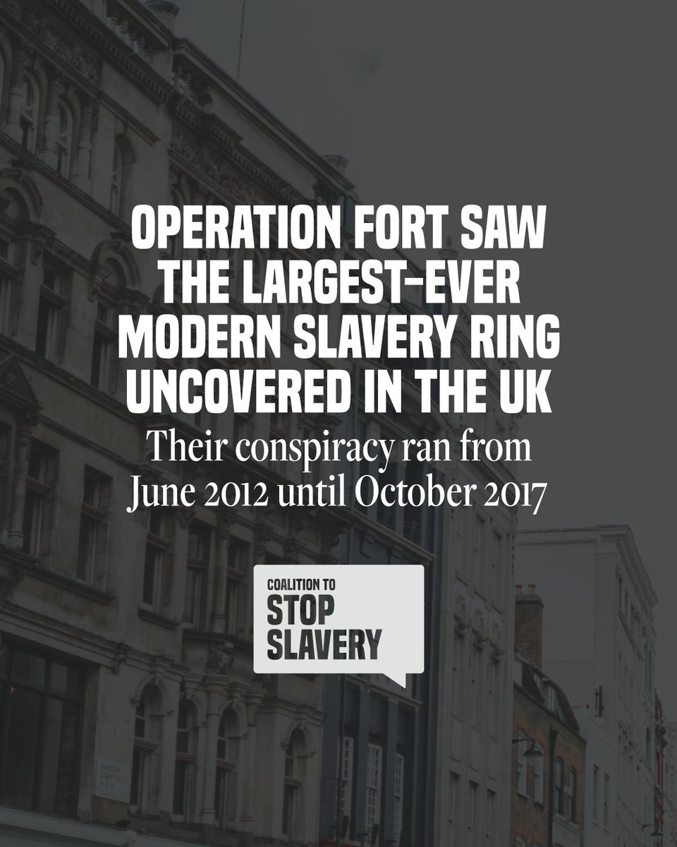 StopSlavery_Co's tweet photo. Human trafficking destroys lives. 
Convicting  people of #modernslavery offences is hugely challenging and time consuming. 
Perpetrators must be sentenced according to the severity of the crime. 
Visit our website for information on our latest campaign: https://t.co/gYGkv9llVL https://t.co/NCtnazPkly