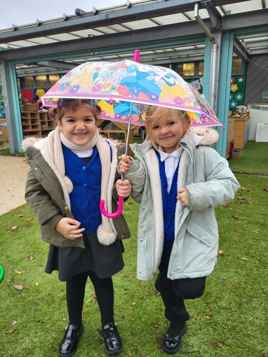 Even in the wind and rain, we are strengthening our core muscles and continuing our learning outside! <a href="/DeltaTheParks/">The Parks Academy</a>